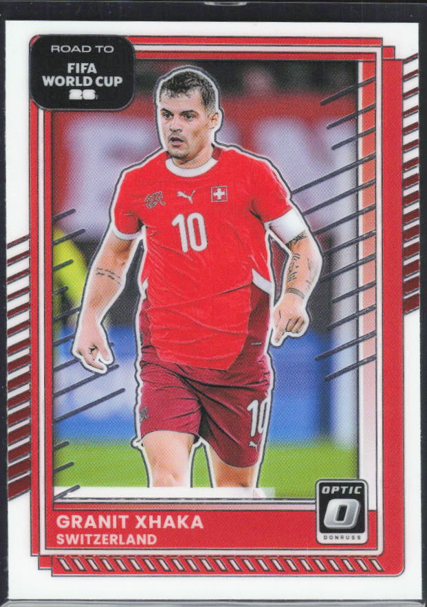 Granit Xhaka 2025-26 Donruss Road to FIFA WC Optic #177 – framsida