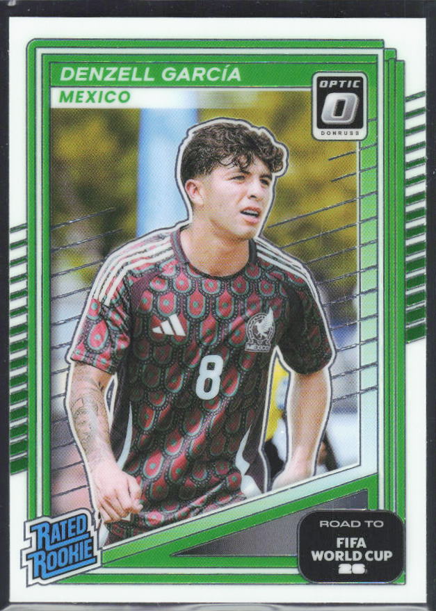Denzell García 2025-26 Donruss Road to FIFA WC Optic Rated Rookie #211 – framsida