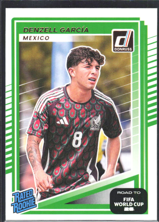Denzell García 2025-26 Donruss Road to FIFA WC Rated Rookie #211 – framsida