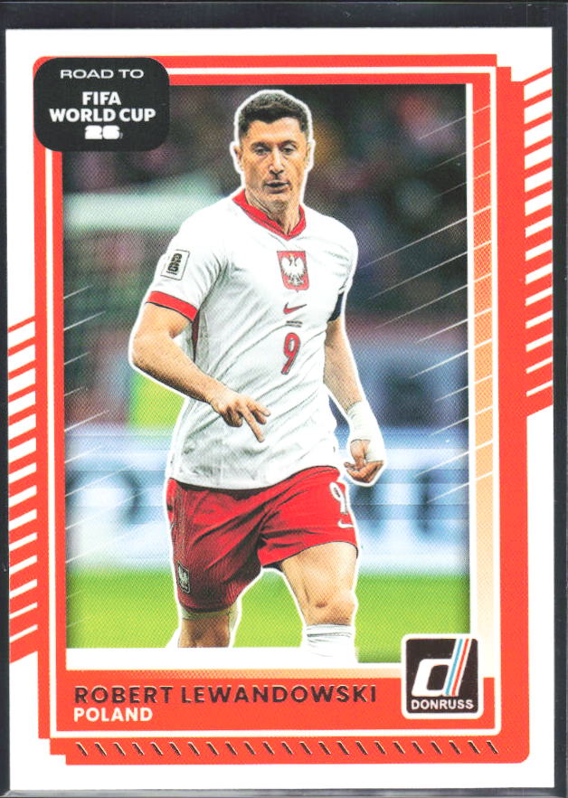 Robert Lewandowski 2025-26 Donruss Road to FIFA WC #197 – framsida