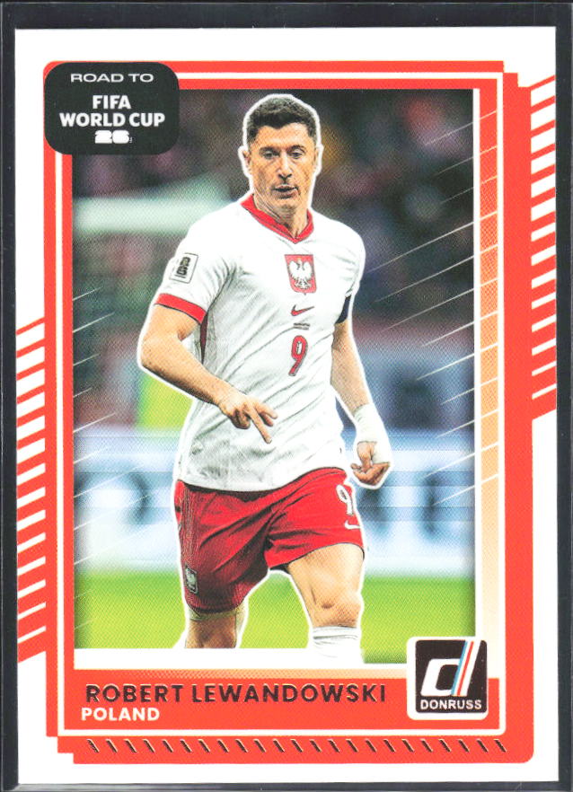 Robert Lewandowski 2025-26 Donruss Road to FIFA WC #197 – framsida