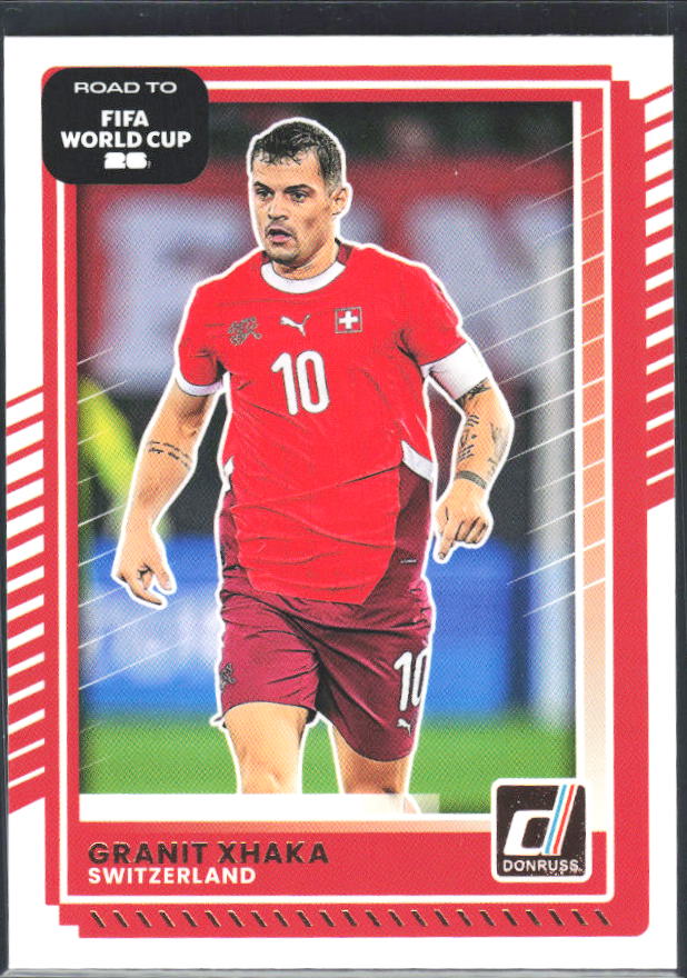 Granit Xhaka 2025-26 Donruss Road to FIFA WC #177 – framsida