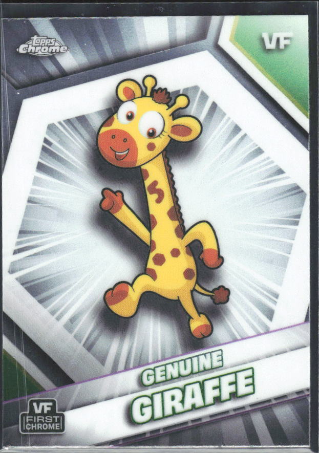 Genuine Giraffe 2026 Chrome VeeFriends #81 – framsida