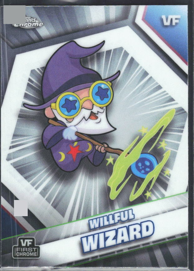 Willful Wizard 2026 Chrome VeeFriends #192 – framsida