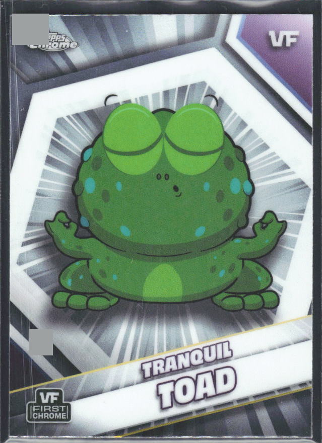 Tranquil Toad 2026 Chrome VeeFriends #179 – framsida
