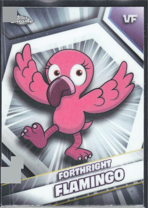 Forthright Flamingo 2026 Chrome VeeFriends #79 – framsida