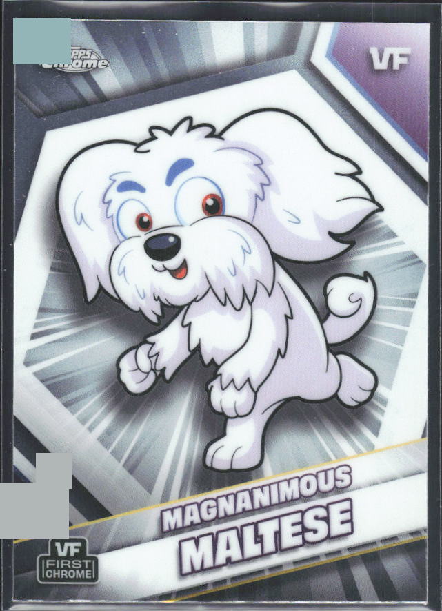 Magnanimous Maltese 2026 Chrome VeeFriends #119 – framsida
