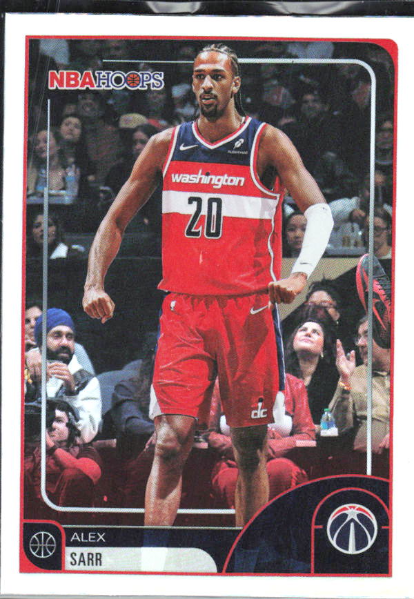 Alex Sarr 2025-26 NBA Hoops #58 – framsida