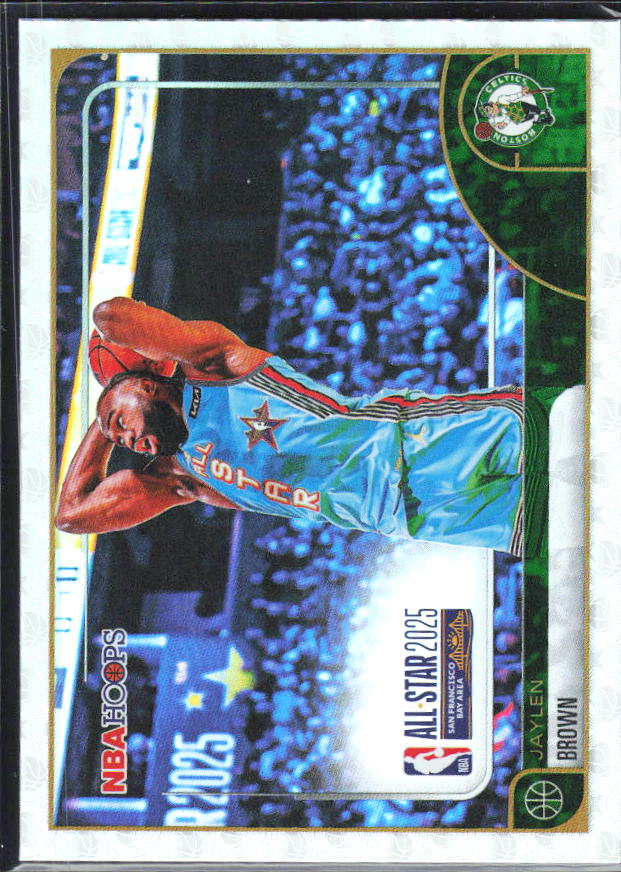 Jaylen Brown 2025-26 NBA Hoops All-Star 2025 Rainbow #271 – framsida