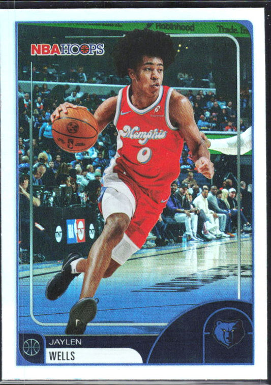Jaylen Wells 2025-26 NBA Hoops #96 – framsida