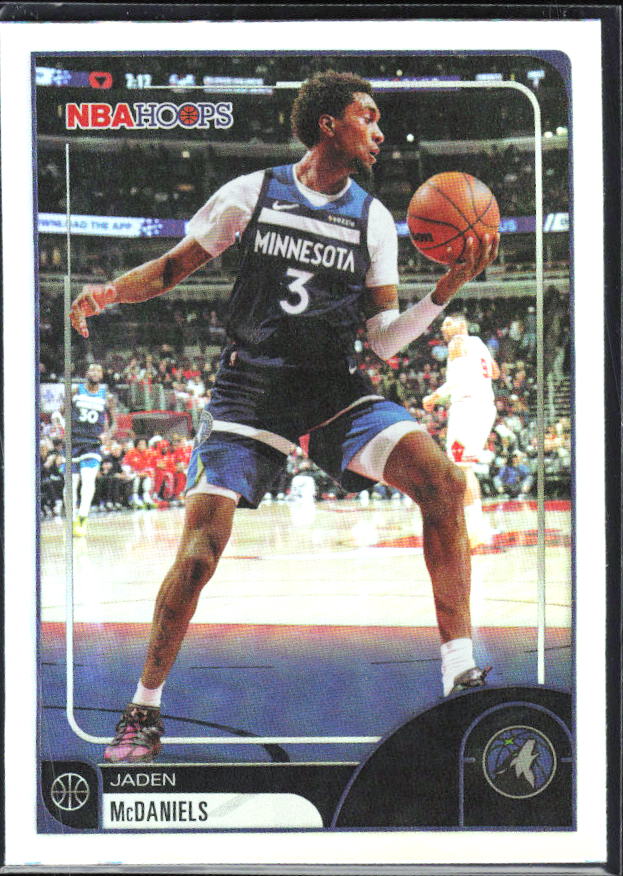 Jaden McDaniels 2025-26 NBA Hoops #94 – framsida