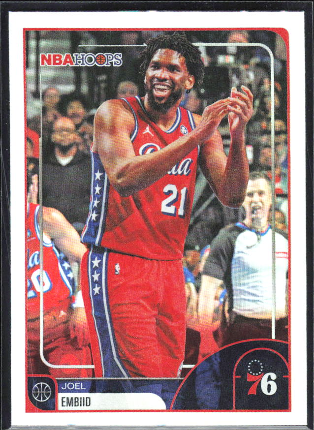 Joel Embiid 2025-26 NBA Hoops #9 – framsida
