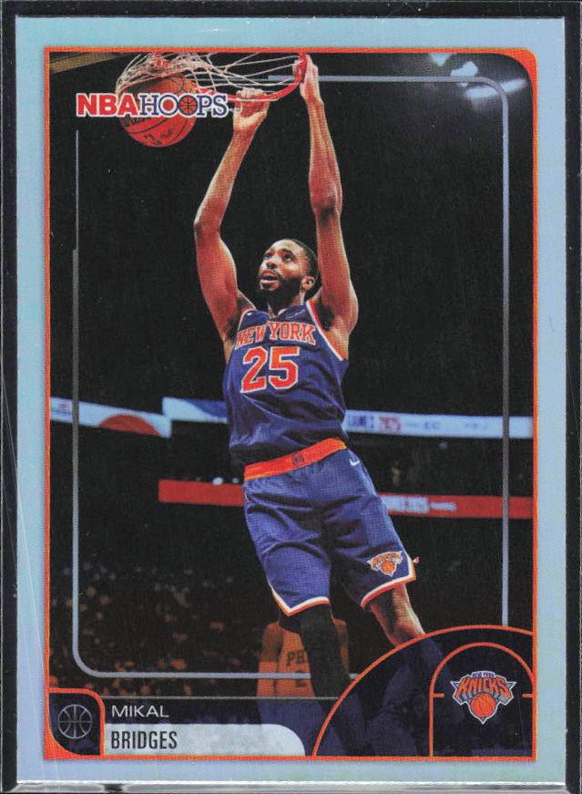 Mikal Bridges 2025-26 NBA Hoops #100 – framsida