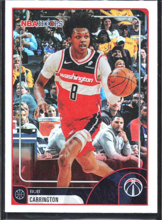 Bub Carrington 2025-26 NBA Hoops #236 – framsida