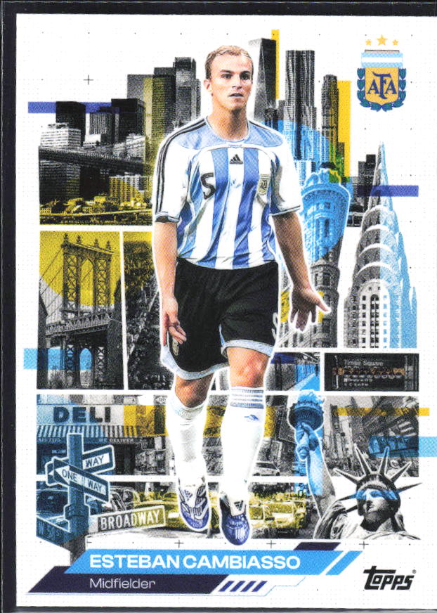 Esteban Cambiasso 2026 Argentina Team Set #47 – framsida