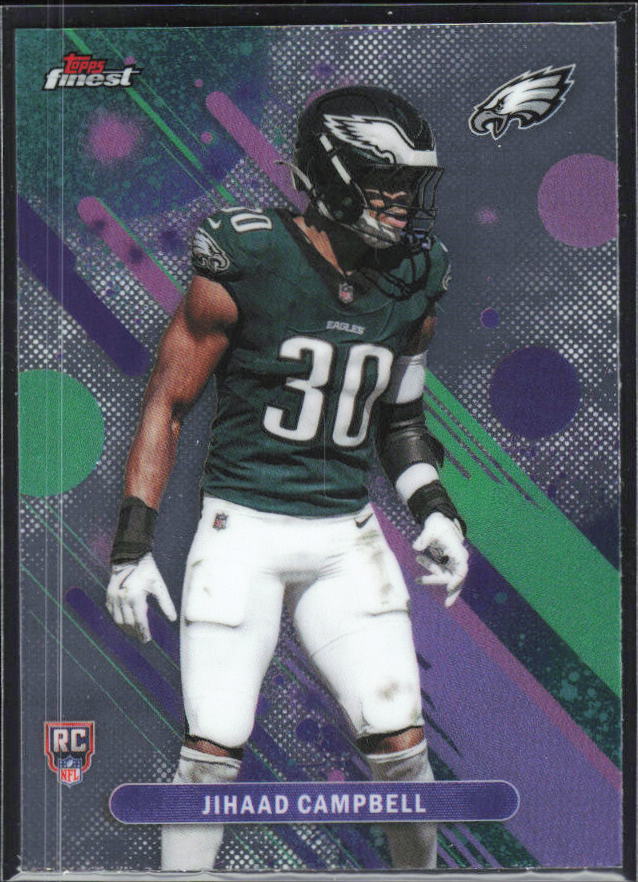 Jihaad Campbell 2025 Finest Common RC #42 – framsida