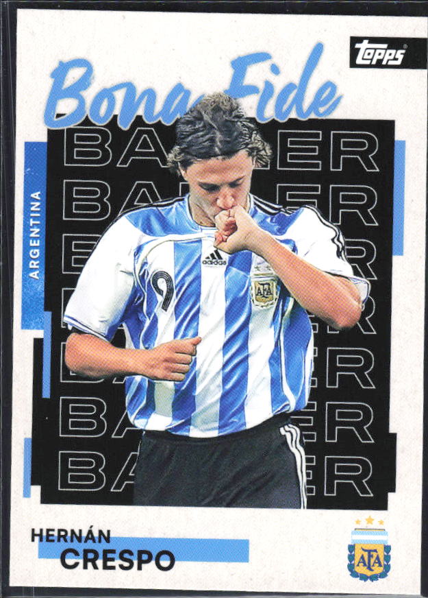 Hernán Crespo 2026 Argentina Team Set Bona Fide Baller #25 – framsida