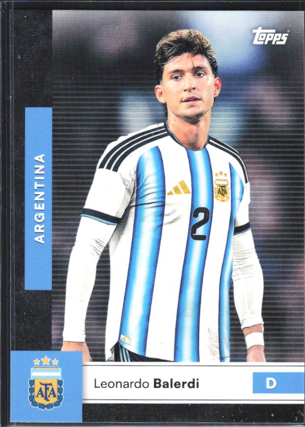 Leonardo Balerdi 2026 Argentina Team Set #3 – framsida