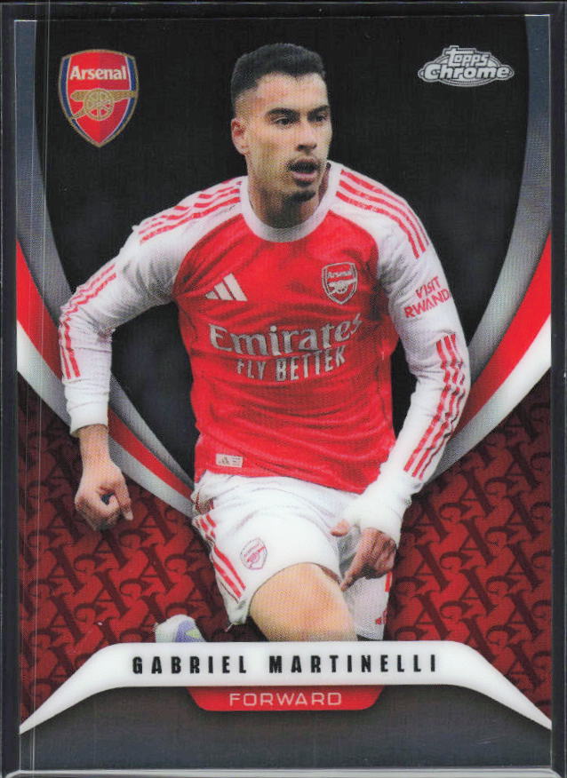 Gabriel Martinelli 2025-26 Chrome Arsenal #21 – framsida