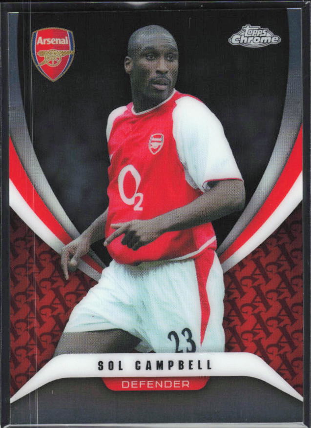 Sol Campbell 2025-26 Chrome Arsenal #38 – framsida