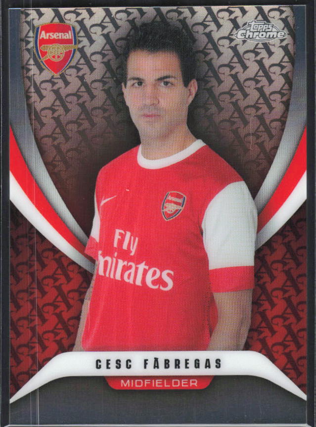 Cesc Fàbregas 2025-26 Chrome Arsenal #91 – framsida