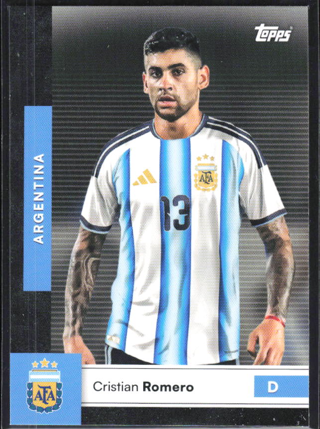 Cristian Romero 2026 Argentina Team Set #2 – framsida