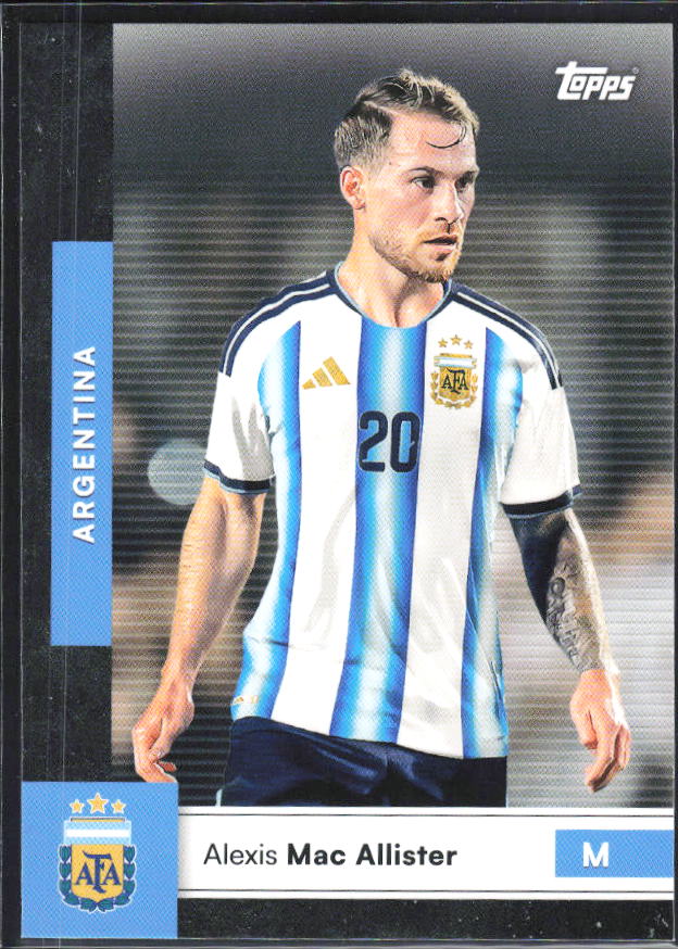 Alexis Mac Allister 2026 Argentina Team Set #5 – framsida