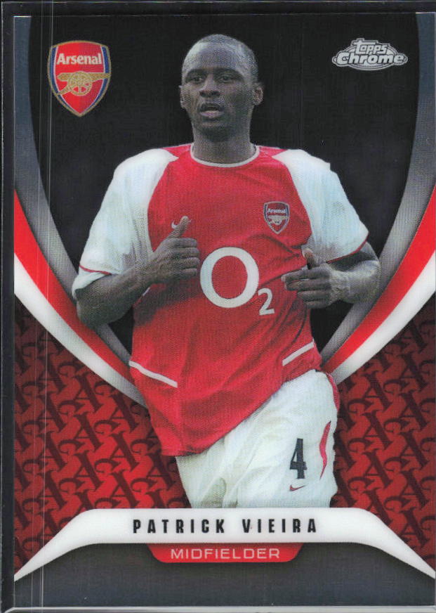 Patrick Vieira 2025-26 Chrome Arsenal #40 – framsida