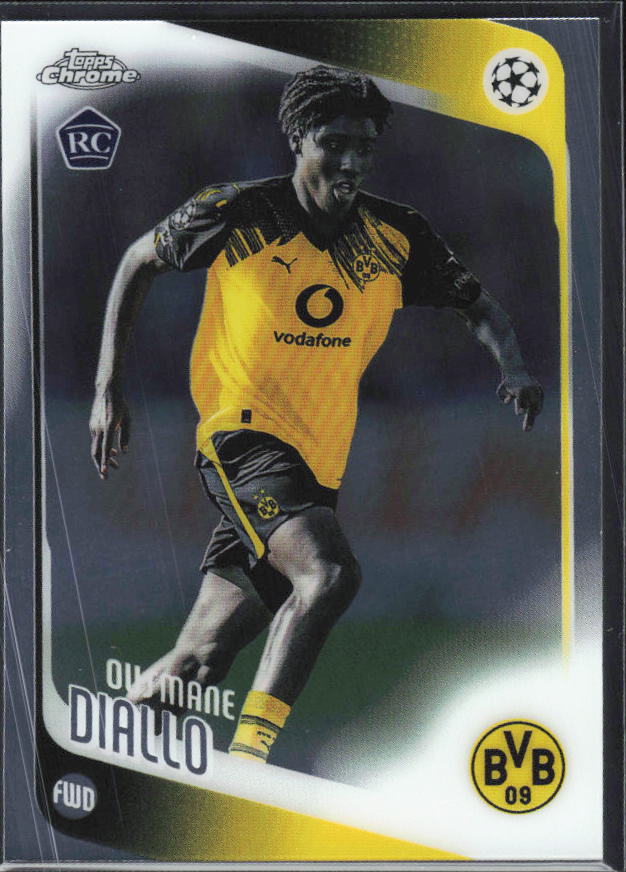 Ousmane Diallo 2025-26 Chrome UEFA RC #120 – framsida