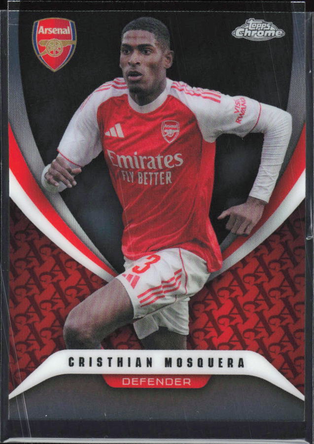 Cristhian Mosquera 2025-26 Chrome Arsenal #10 – framsida
