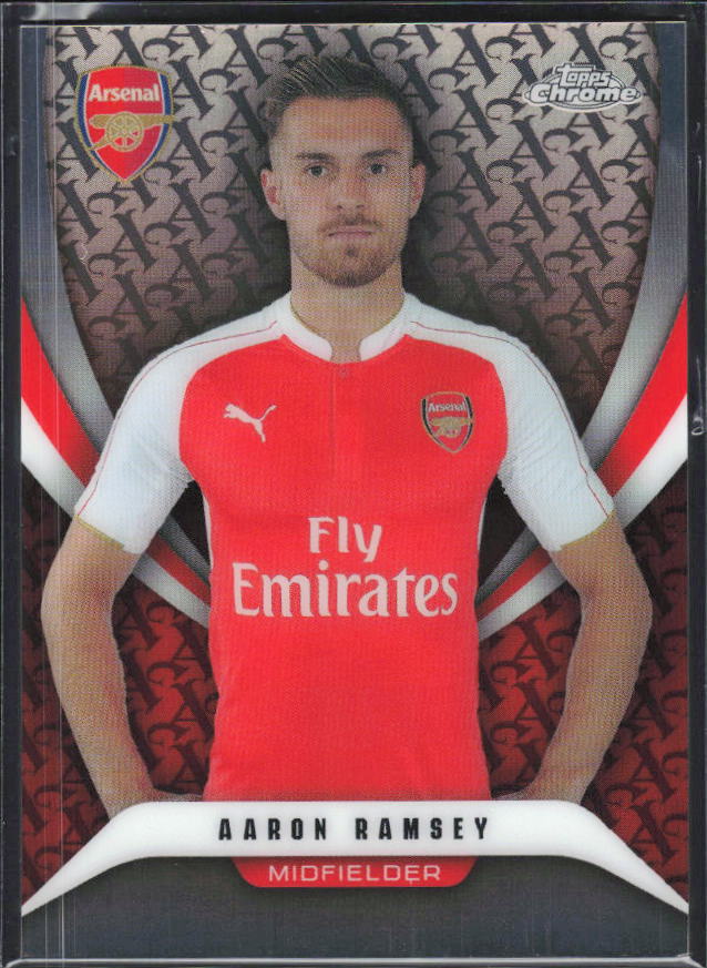 Aaron Ramsey 2025-26 Chrome Arsenal #89 – framsida