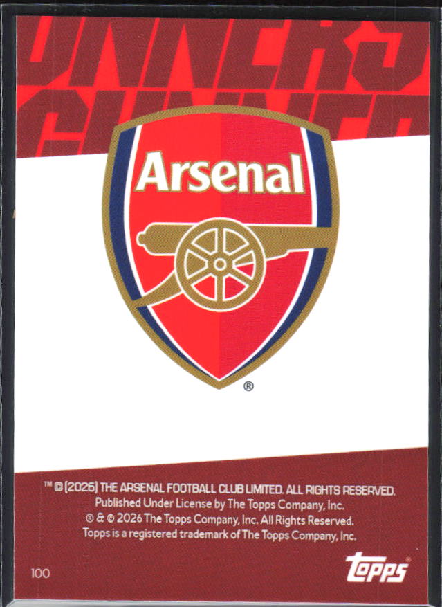 Sylvain Wiltord 2025-26 Chrome Arsenal #92 – baksida