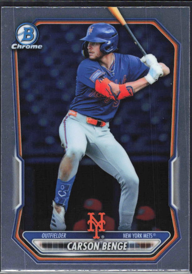 Carson Benge 2026 Bowman Chrome Prospects #BCP-111 – framsida