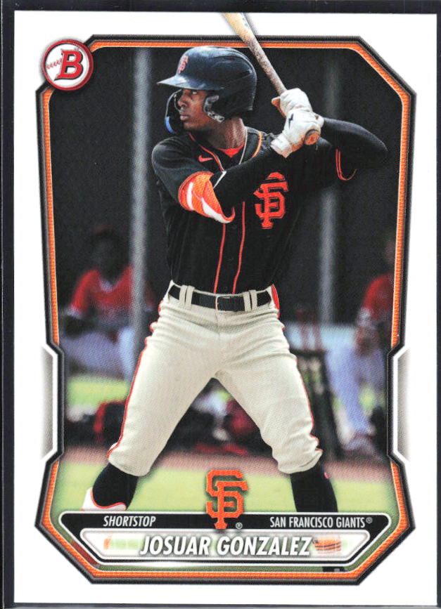 Josuar Gonzalez 2026 Bowman Prospects #BP-56 – framsida