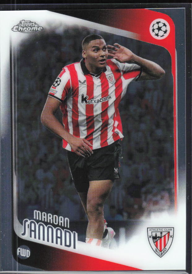 Maroan Sannadi 2025-26 Chrome UEFA #105 – framsida
