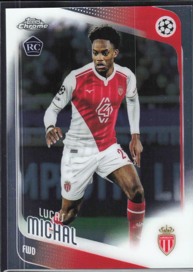 Lucas Michal 2025-26 Chrome UEFA RC #94 – framsida