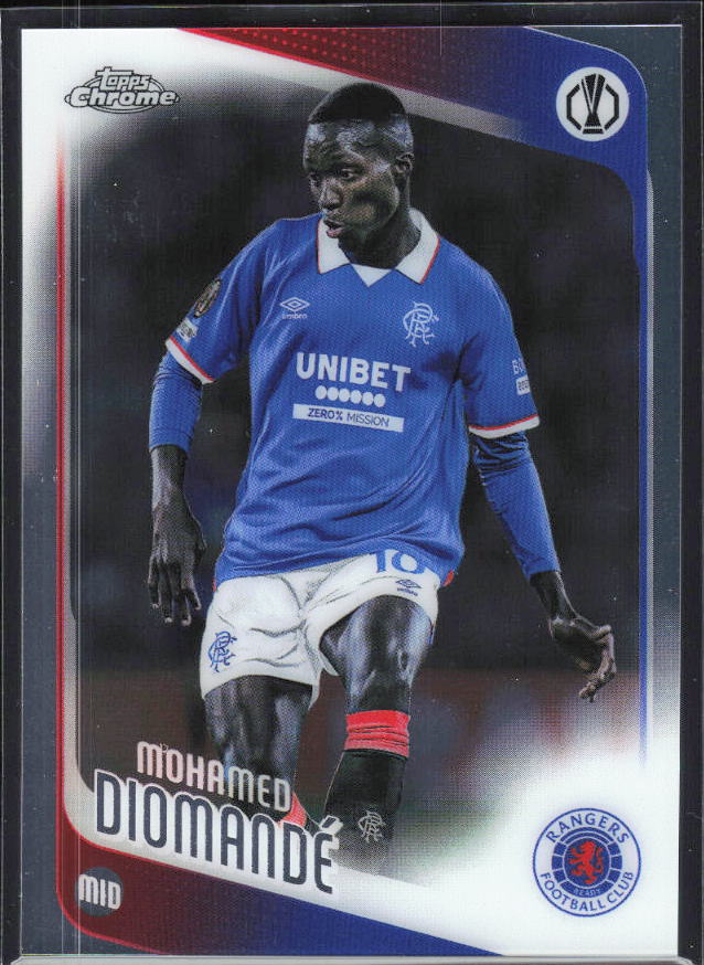 Mohamed Diomandé 2025-26 Chrome UEFA #45 – framsida