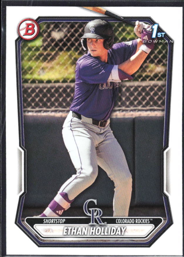 Ethan Holliday 2026 Bowman 1st Prospects #BP-1 – framsida
