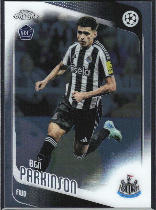 Ben Parkinson 2025-26 Chrome UEFA RC #125 – framsida