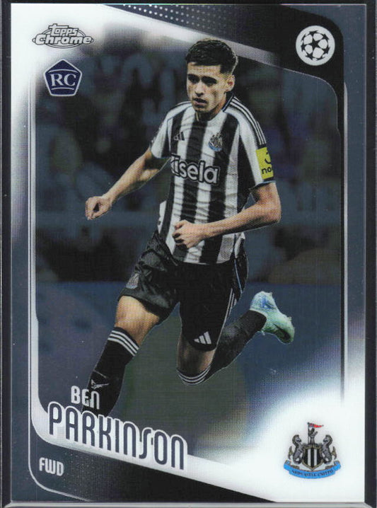Ben Parkinson 2025-26 Chrome UEFA RC #125 – framsida