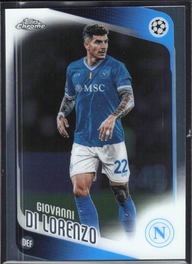 Giovanni Di Lorenzo 2025-26 Chrome UEFA #77 – framsida