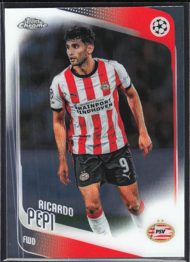 Ricardo Pepi 2025-26 Chrome UEFA #106 – framsida
