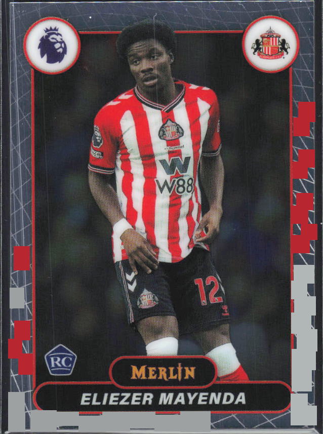 Eliezer Mayenda 2026 Merlin Premier League RC #162 – framsida