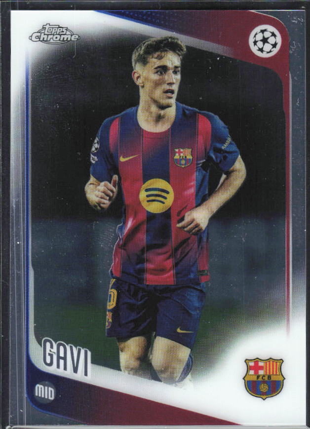 Gavi 2025-26 Chrome UEFA #132 – framsida