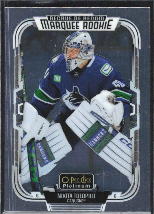 Nikita Tolopilo 2025-26 O-Pee-Chee Platinum Marquee Rookie #264 – framsida