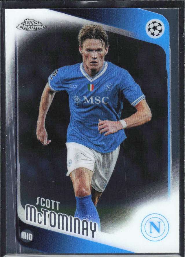 Scott McTominay 2025-26 Chrome UEFA #41 – framsida