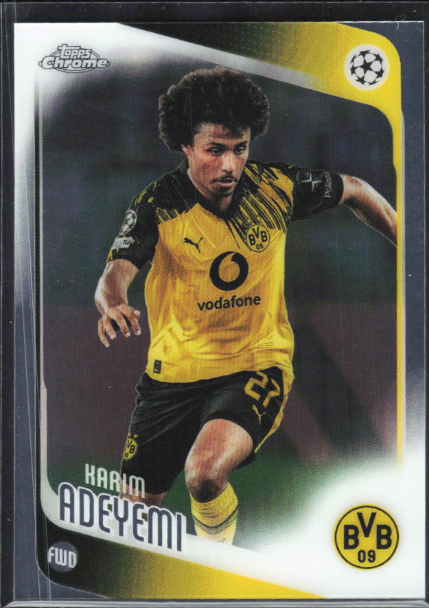 Karim Adeyemi 2025-26 Chrome UEFA #128 – framsida