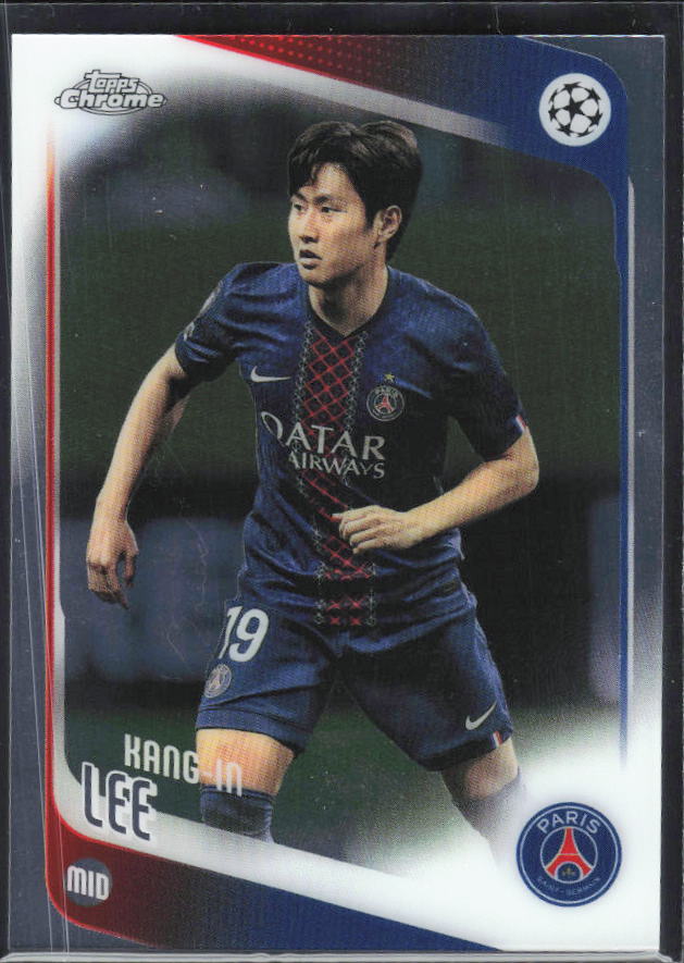 Kang-in Lee 2025-26 Chrome UEFA #185 – framsida