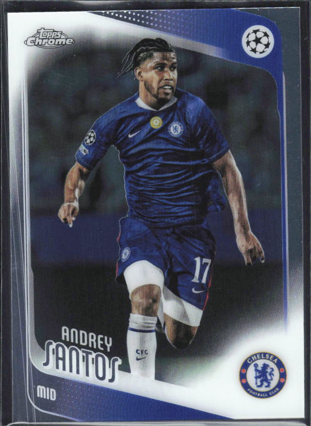 Andrey Santos 2025-26 Chrome UEFA #107 – framsida
