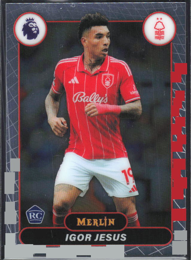 Igor Jesus 2026 Merlin Premier League RC #151 – framsida